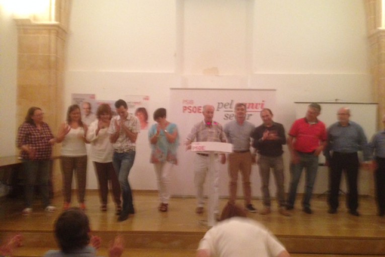 Míting del PSOE amb la presència de Francina Armengol