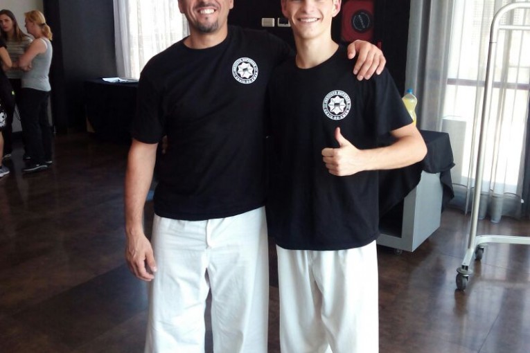 Dos saliners, campions d'Europa de chaiu-do-kwan