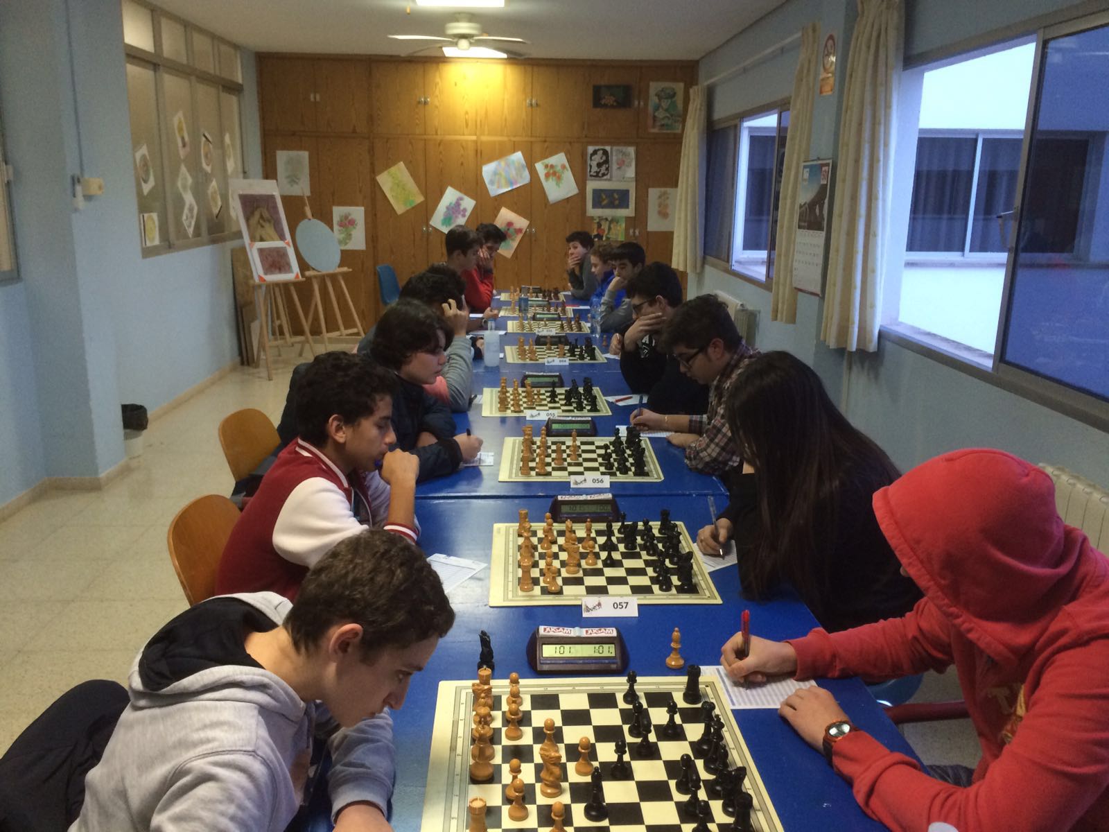 Els campaners lideren el Campionat de Mallorca Escolar sub-16 d'escacs