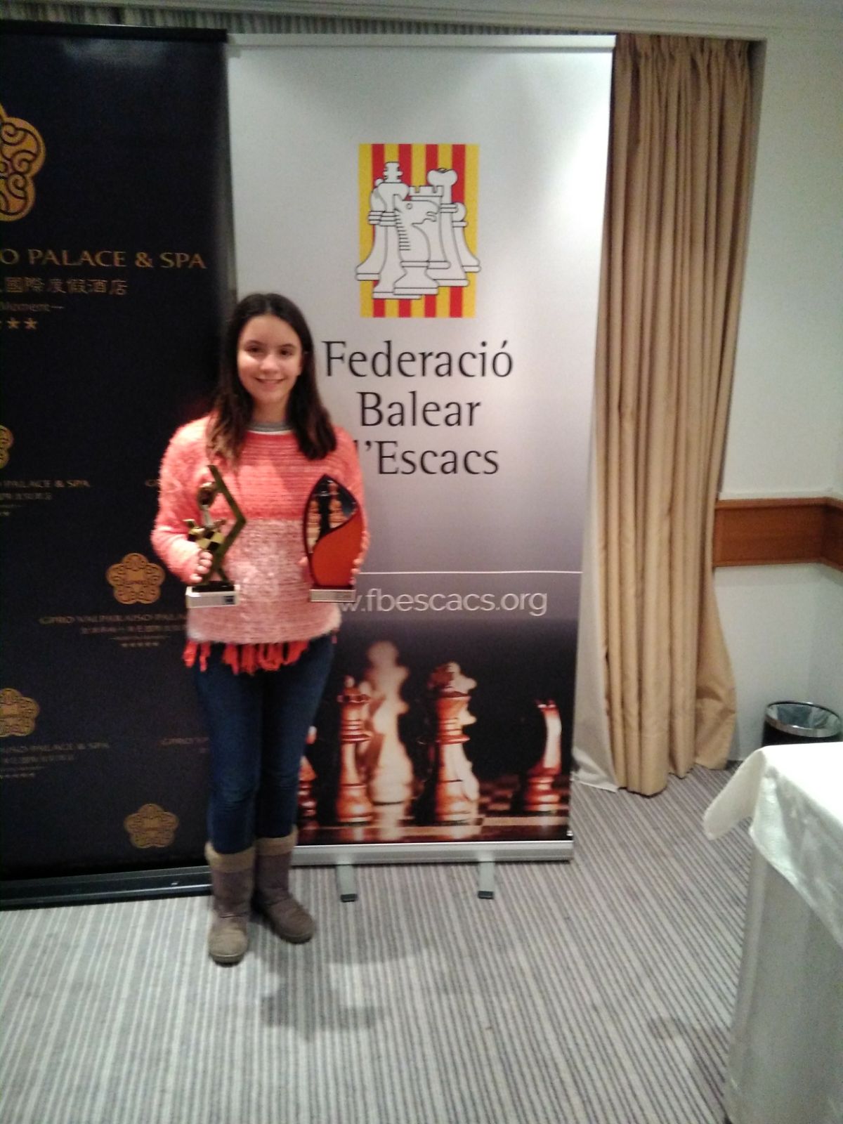 Susana Rubert, campiona juvenil de Mallorca d'escacs