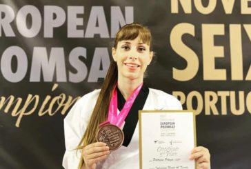 Patrícia Camino, medalla de bronze europea de taekwondo