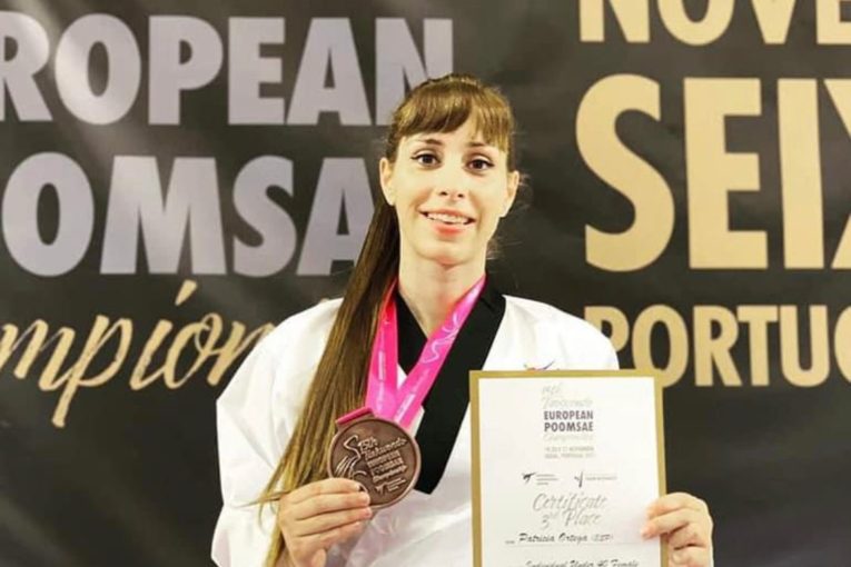 Patrícia Camino, medalla de bronze europea de taekwondo