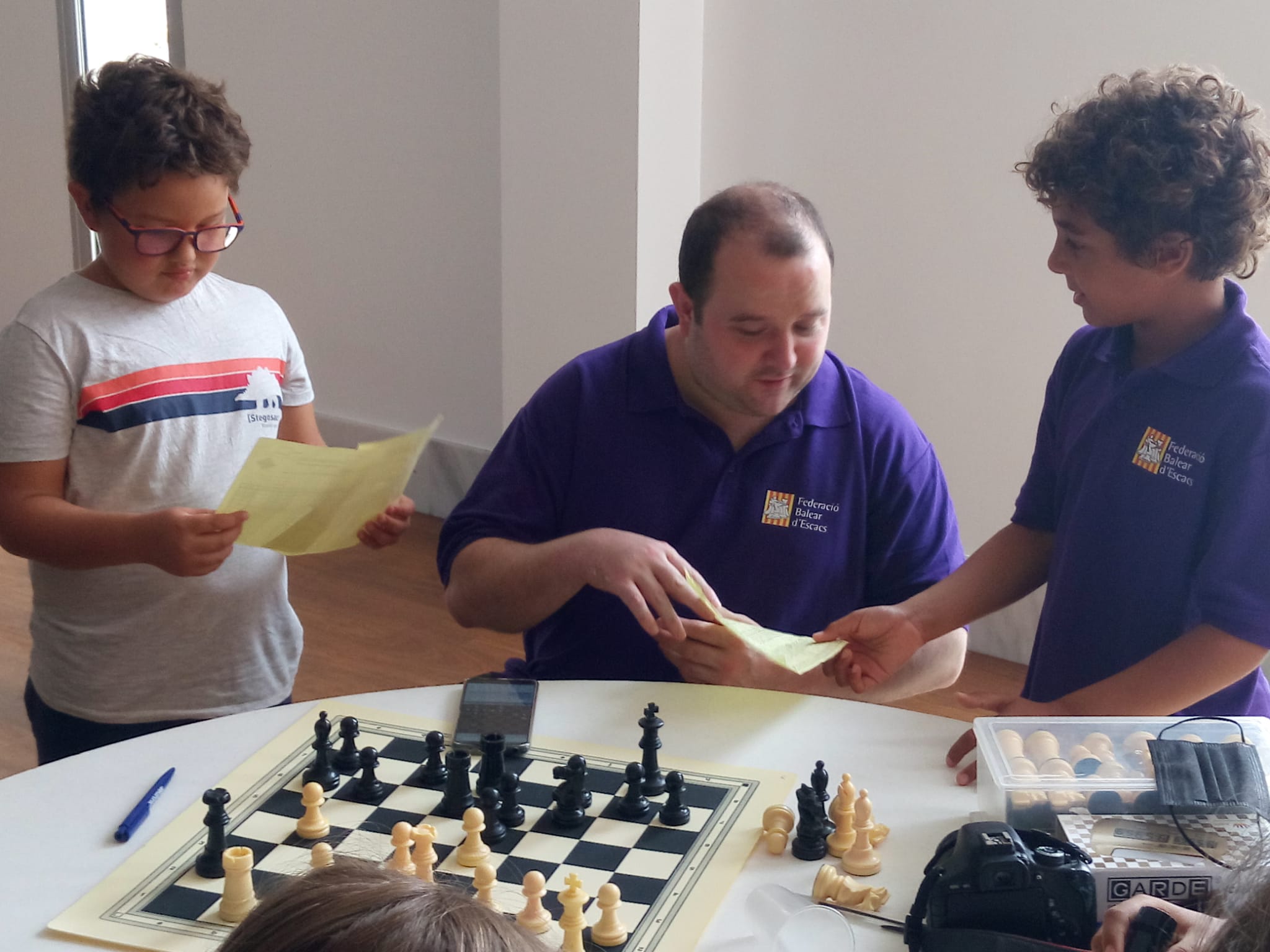 Sebastià García, al Campionat d’Espanya sub-8 d’Escacs