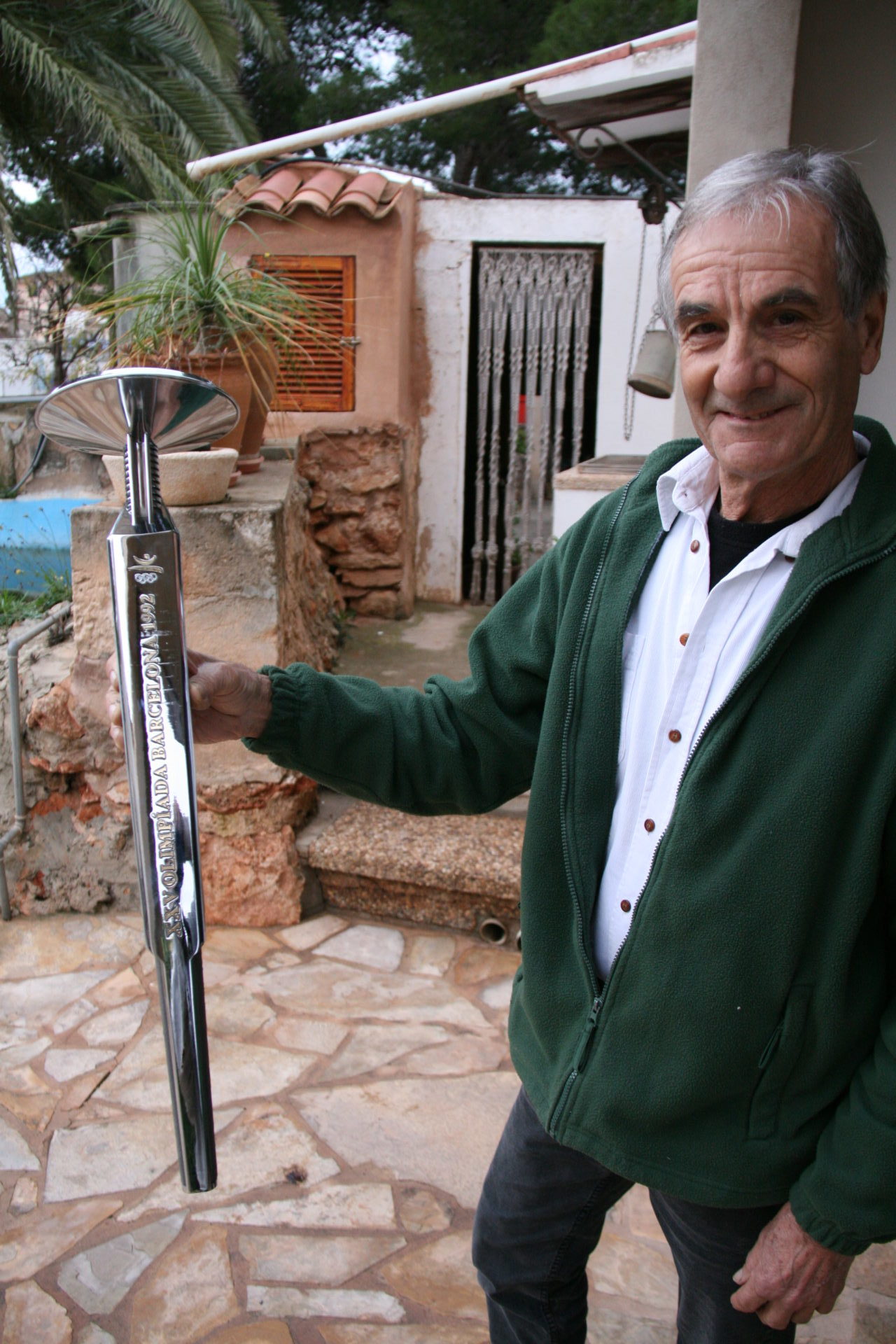 Visita al ciclista Joan Blanquet