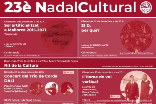 L'Obra Cultural Balear presenta els actes del Nadal Cultural