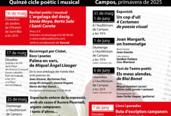 Cap de setmana poètic a Campos