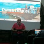 Jaume Lladó va participar en la presentació de la Ruta del Diccionari Català Valencià Balear a l’Alguer