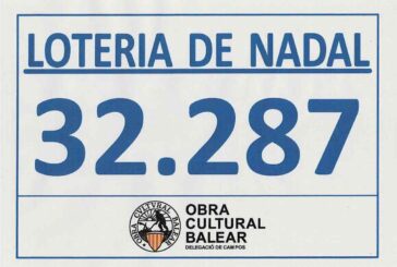 Venda de loteria de l'Obra Cultural Balear de Campos