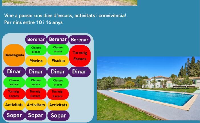 Campament d'escacs a Binicanella