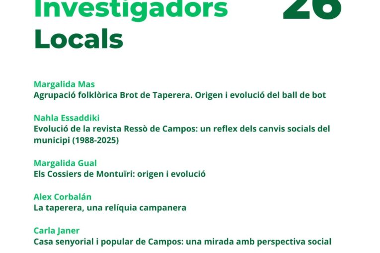 Jornada de Joves Investigadors a Campos