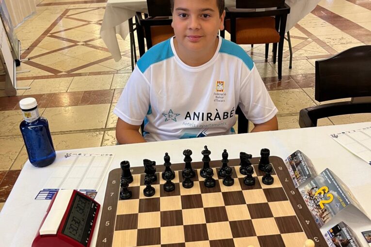 Francesc Miralles participa al Campionat d’Espanya sub-14 d’escacs